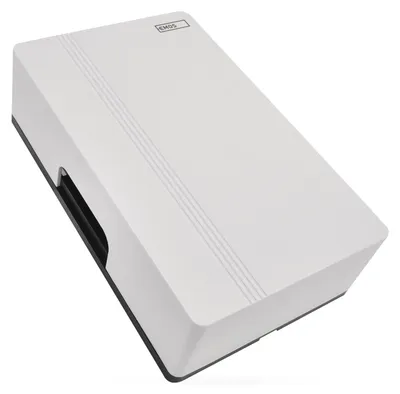 Productafbeelding van Deurbel bedraad - Klassieke gong - 85 dB - Wit - Rechthoekig