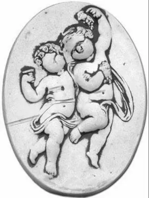 Immagine prodotto di Rilievo murale Lastra di pietra Immagine Angelo azteco Antil Rilievo Immagini Muro di pietra fusa Nuovo