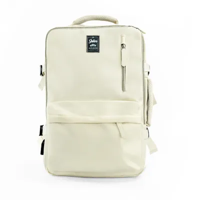 Produktbild von Handgepäck Rucksack 40x20x25 cm Reiserucksack für Ryanair, Wizzair, Lufthansa, LOT, Solier FV06, Beige