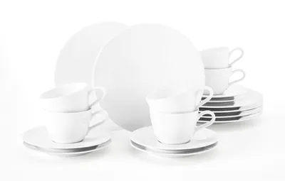 Produktbild von Seltmann Weiden Kaffeeservice 18-teilig Life Life weiss 001.737477