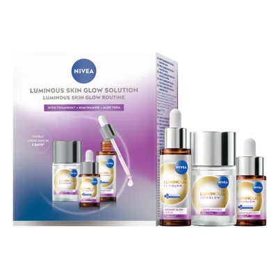 Produktbild von NIVEA LUMINOUS630 Skin Glow Routine Liquid Refiner & 2x Feuchtigkeitsserum