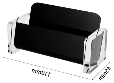 Produktbild von Transparenter Visitenkartenhalter aus Acryl für den Schreibtisch