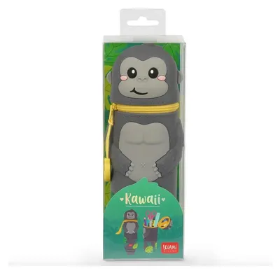 Produktbild von LEGAMI Bastelset 2-in-1 Silikon-Gorilla-Federmäppchen