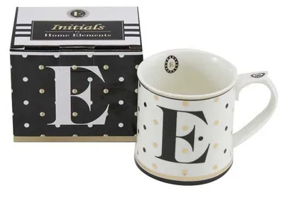 Zdjęcie produktu dla Home Elements Hrnek - Písmeno E