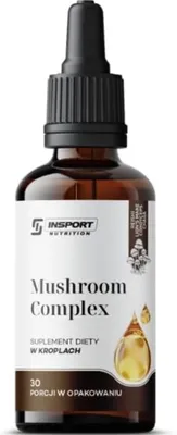 Produktbild von Pilzextrakt-Komplex – Reishi, Hericium, Cordyceps, Chaga – 30 ml – INSPORT