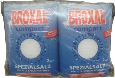 Produktbild von Broxal Compact grob 6x2 kg Regeneriersalz Spezialsalz Spülmaschinensalz