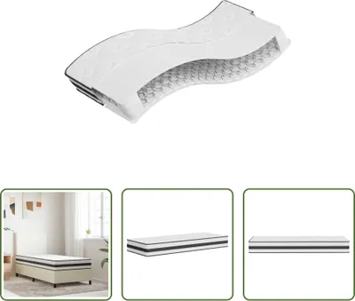 Immagine prodotto di The Living Store Materasso Bonnell a molle medie 90x190 cm