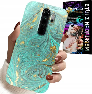 Obrázek produktu pro Pouzdro Pro Xiaomi Redmi 9 – Mármorovaný Vzor + Tvrzené Sklo