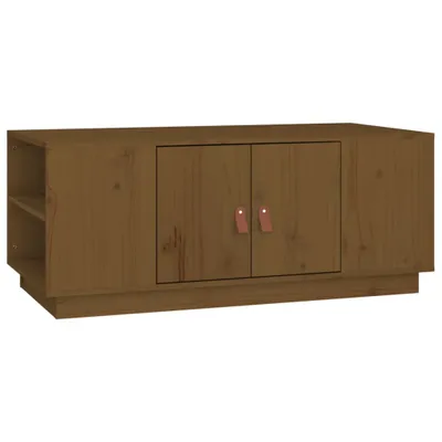Produktbild von Couchtisch Honigbraun 100x50x41 cm Massivholz Kiefer
