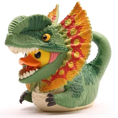 Produktbild von TUBBZ Badeente Jurassic Park Dilophosaurus Boxed Edition Vinyl 10 cm