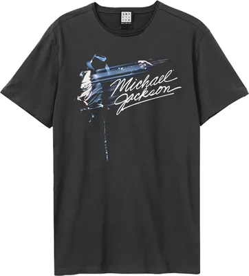Produktbild von Amplified - "King Of Pop" T-Shirt für Herren/Damen Uni GD2305 (XXL) (Holzkohle)