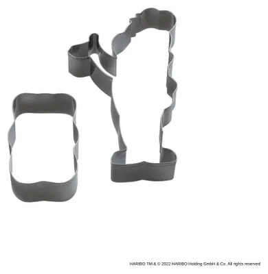Image de Lot de 2 emporte-pièces nounours Zenker par Haribo