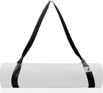 Productafbeelding van Slim Panda yogamat: verstelbare draagriem van katoen, geschikt voor alle maten. Elastische yogariem voor yoga, Pilates, stretching en fitness