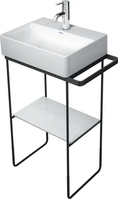 Produktbild von Metallkonsole DURASQUARE bodenst höhenv. +50mm f HWB 073245 chr chrom
