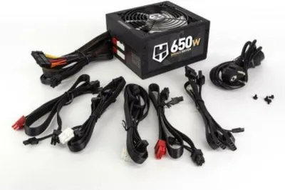 Obrázek produktu pro NOX Hummer 80, 650 W, 100 - 240 V, 47 - 63 Hz, 10 A, +12V,+3.3V,+5V,+5Vsb,-12V, Aktivní