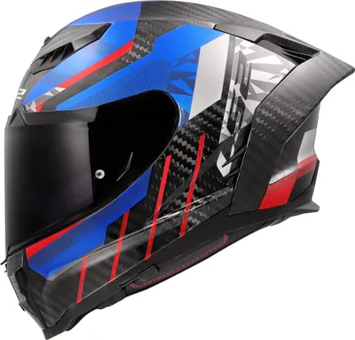 Immagine prodotto di LS2 FF807 Dragon Trax Carbon Helm, carbonio/blau/rot, M (57/58)