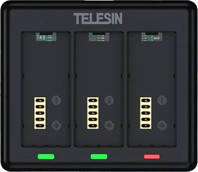 Immagine prodotto di TELESIN Charger for 3 batteries for GoPro HERO 13 Telesin (S0-BCG-12-TGP)