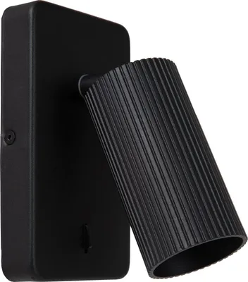 Produktbild von Spot Lampe Wand Aluminium verstellbar Schwarz GU10 Modern