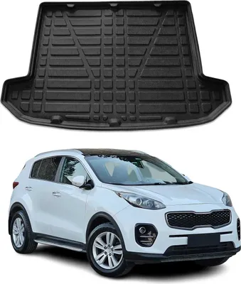 Image de Bac de coffre pour Kia Sportage 2015-2021 caoutchouc TPE noir