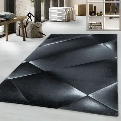 Produktbild von Ayyildiz Hali COSTA802503527BLACK, Teppich, Polypropylen (PP), Schwarz, Rechteck, 800 mm, 2500 mm