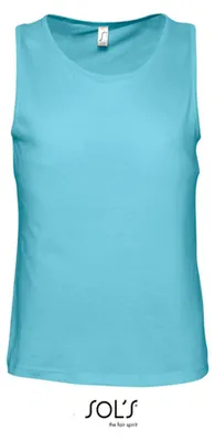 Image de SOLs 11465 | Débardeur homme Justin - Couleur : Atoll Blue - Taille : XXL