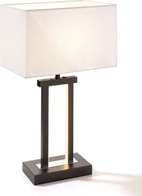 Produktbild von casa NOVA LED-Tischleuchte DOMO BHT 20x55x32 cm weiß