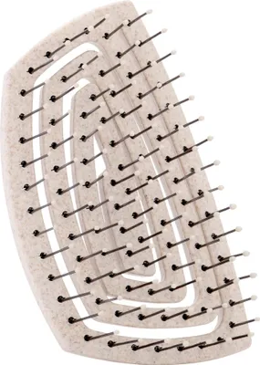 Produktbild von Ninabella Mini V2 Bio Haarbürste ohne Ziepen - Profi Entwirrbürste für lange und lockige Haare - Einzigartige Anti-Ziep Bürste für Damen und Kinder - Ideal als Reisebürste