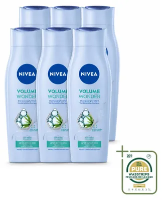 Immagine prodotto di 6 flaconi di shampoo NIVEA Volume Care - per dare volume e rafforzare i capelli - 250 ml - confezione risparmio - 6 pezzi