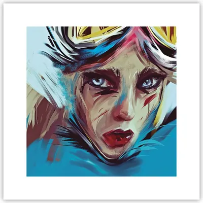 Produktbild von Poster - Poster ohne Rahmen - Stück Modern Frau - 30x30 cm - Wand Bild - Wanddeko - Wandbilder - Kunstposter - Wandposter - Bilder - Kunstdruck - Wanddekoration - Wandbild - P2XAC30x30-4650