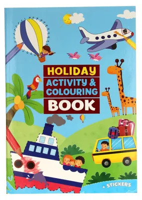 Produktbild von A4 Farb- und Aktivitätsbuch Urlaub