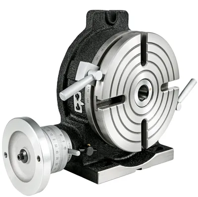 Produktbild von VEVOR Drehbühne 20,3 cm Vertikale & Horizontale Drehbühne, 20,3 cm Horizontale Vertikale HV8 Präzision 3MT Fräs- und Bohrmaschine mit Messschieber für Fräsmaschine, 4 Slots, 200 mm