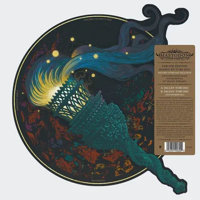 Obrázek produktu pro Mastodon: Fallen Torches (Limited Edition) (Shaped Picture Disc) (45 RPM) (RSD Exclusive)