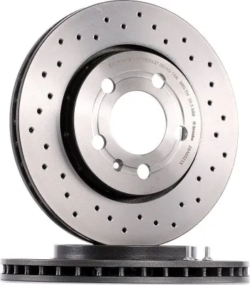 Obrázek produktu pro 2x brzdový kotouč BREMBO 09.A652.1X pro VW Golf IV hatchback (1J1) 36mm 256mm