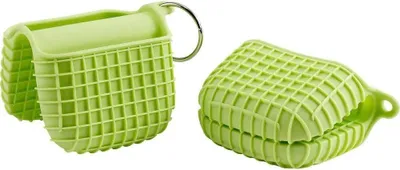 Produktbild von Grillhandschuhe Tepro 2er-Set Silikon grün