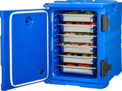Immagine prodotto di VEVOR Contenitore isolato per alimenti scaldavivande per catering 90 L, contenitore per alimenti con doppie fibbie e maniglie, contenitore per alimenti scaldavivande per trasporto alimenti