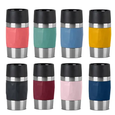 Obrázok produktu pre EMSA TRAVEL MUG COMPACT vákuový hrnček, žltý, 0,3 l, farba:koralová