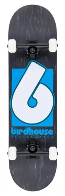 Image de Birdhouse Skateboard Complete Stage 3 B Logo (31,5'' x 8'') noir/bleu