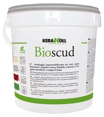 Immagine prodotto di GUAINA LIQUIDA COLORATA 'BIOSCUD' KERAKOLL 20 Kg - Col. Bianca
