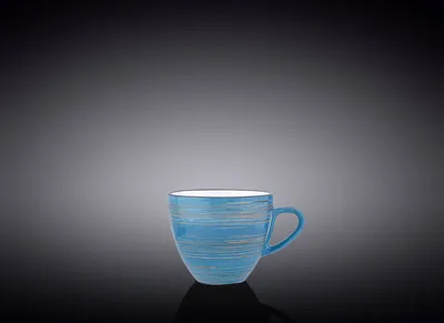 Zdjęcie produktu dla Filiżanka do espresso Wilmax, 75 ml, niebieska, porcelana, WL-669633/A