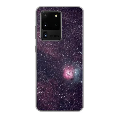 Produktbild von MuchoWow® Handyhülle Schutzhülle Hülle für Samsung Galaxy S20 Ultra Universum - Sterne - Rosa - Jungen - Mädchen - Kinder Silikon Softcase Handy Hülle - Karteninhaber