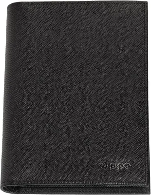 Produktbild von ZIPPO – Saffiano Business Geldbörse - Querformatige dreifach gefaltete Brieftasche, aus Rindsleder