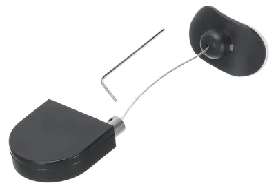 Immagine prodotto di Lucchetto di sicurezza estensibile, colore nero, lunghezza 90 cm, confezione da 1