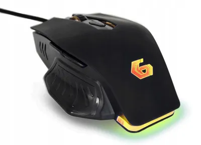 Produktbild von Gembird MUSG-08 Programmierbare Gaming-Maus 3200 DPI Schwarz