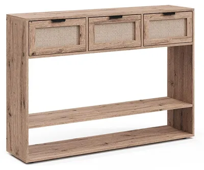 Obrázek produktu pro Konzolový stolek Vicco Elven Dub 120 x 85 cm se 3 zásuvkami, Model 59354