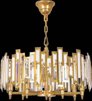 Zdjęcie produktu dla Lampa sufitowa żyrandol kryształowa lampa wisząca złote lampy