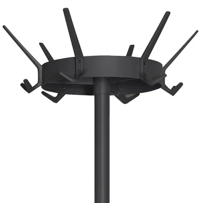 Produktbild von V-Part - Garderobenständer freistehend Crown, Regenschirmhalter - Steel   - Schwarz