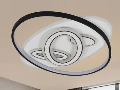 Productafbeelding van LED plafondlamp met afstandsbediening, 105W - J1335/W