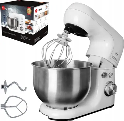 Produktbild von Planeten-Küchenmaschine Eldom Wrk1200 1500W Rot 5L Inox 3In1 8 Stufen
