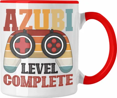 Produktbild von Trendation - Ausbildung Bestanden Azubi Tasse Geschenk für Azubis Bester Auszubildender Prüfung Bestanden Azubi (Rot)