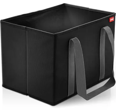 Immagine prodotto di Cesto della spesa pieghevole - Set da 3 - 37 x 25 x 25 cm - Nero
